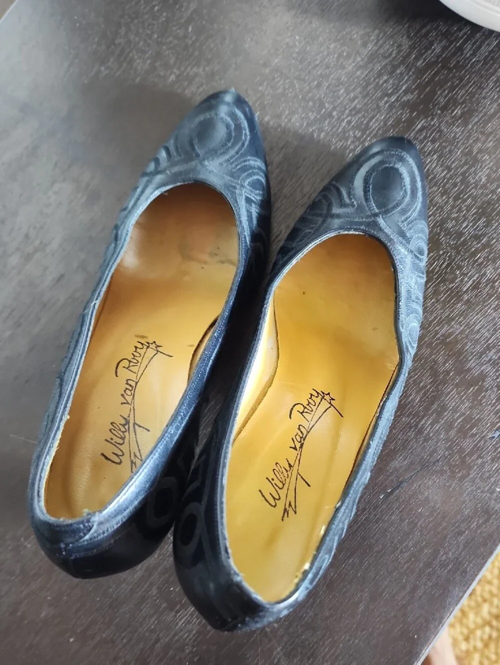 RARE✨️WILLY VAN ROOY Vintage Black Pumps